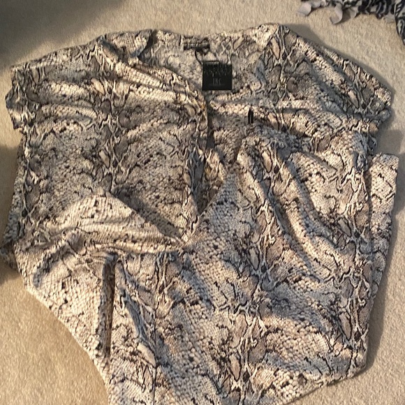 International concepts NWT snake print pajamas set 3Xl - Picture 1 of 6